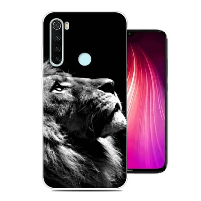 Funda Xiaomi Redmi Note 8 Dibujo Leon tpu