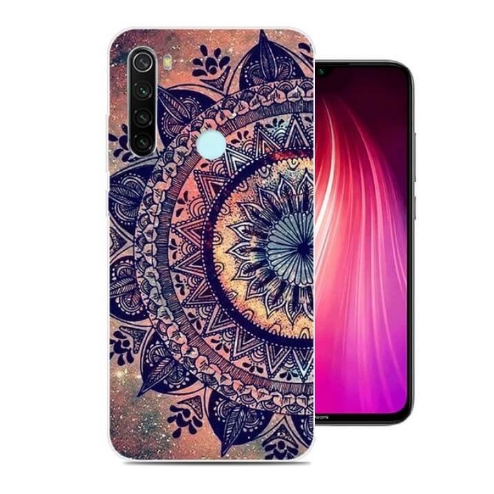 Funda Xiaomi Redmi Note 8 Dibujo Flor tpu