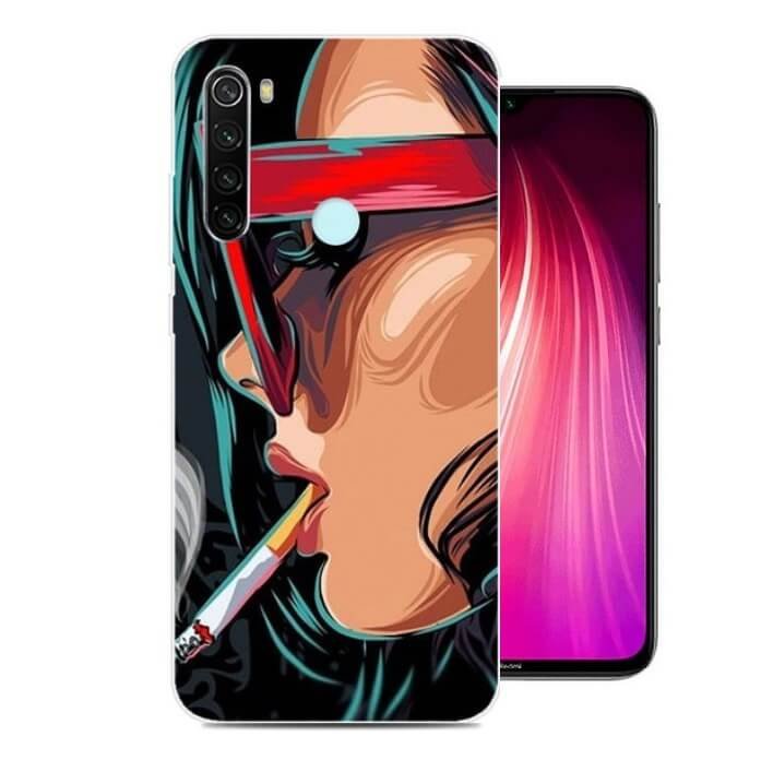 Funda Xiaomi Redmi Note 8 Dibujo Chica tpu