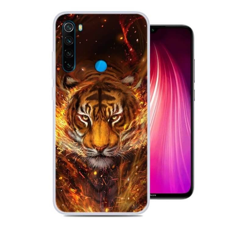 Funda Xiaomi Redmi Note 8 Dibujo Tigre tpu