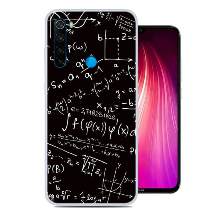 Funda Xiaomi Redmi Note 8 Dibujo Formulas tpu
