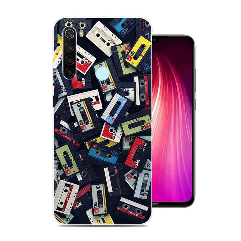 Funda Xiaomi Redmi Note 8 Dibujo Dibujo Vintage tpu