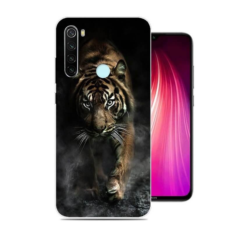 Funda Xiaomi Redmi Note 8 Dibujo Felino tpu