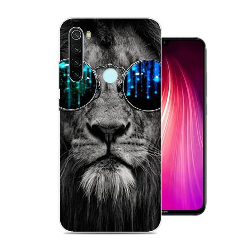 Funda Xiaomi Redmi Note 8 Dibujo Leon Rockero tpu