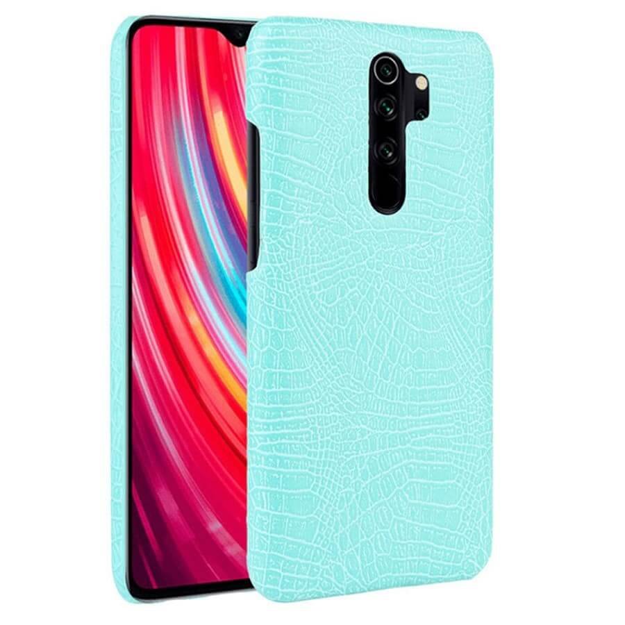 Carcasa Xiaomi Redmi Note 8 Pro Cocodrilo Turquesa