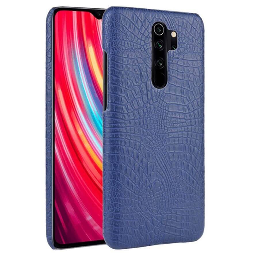 Carcasa Xiaomi Redmi Note 8 Pro Cocodrilo Azul