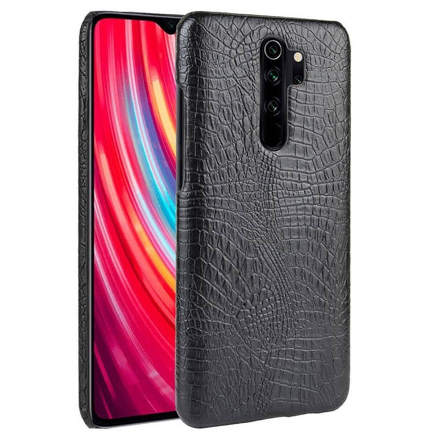 Carcasa Xiaomi Redmi Note 8 Pro Cocodrilo Negra