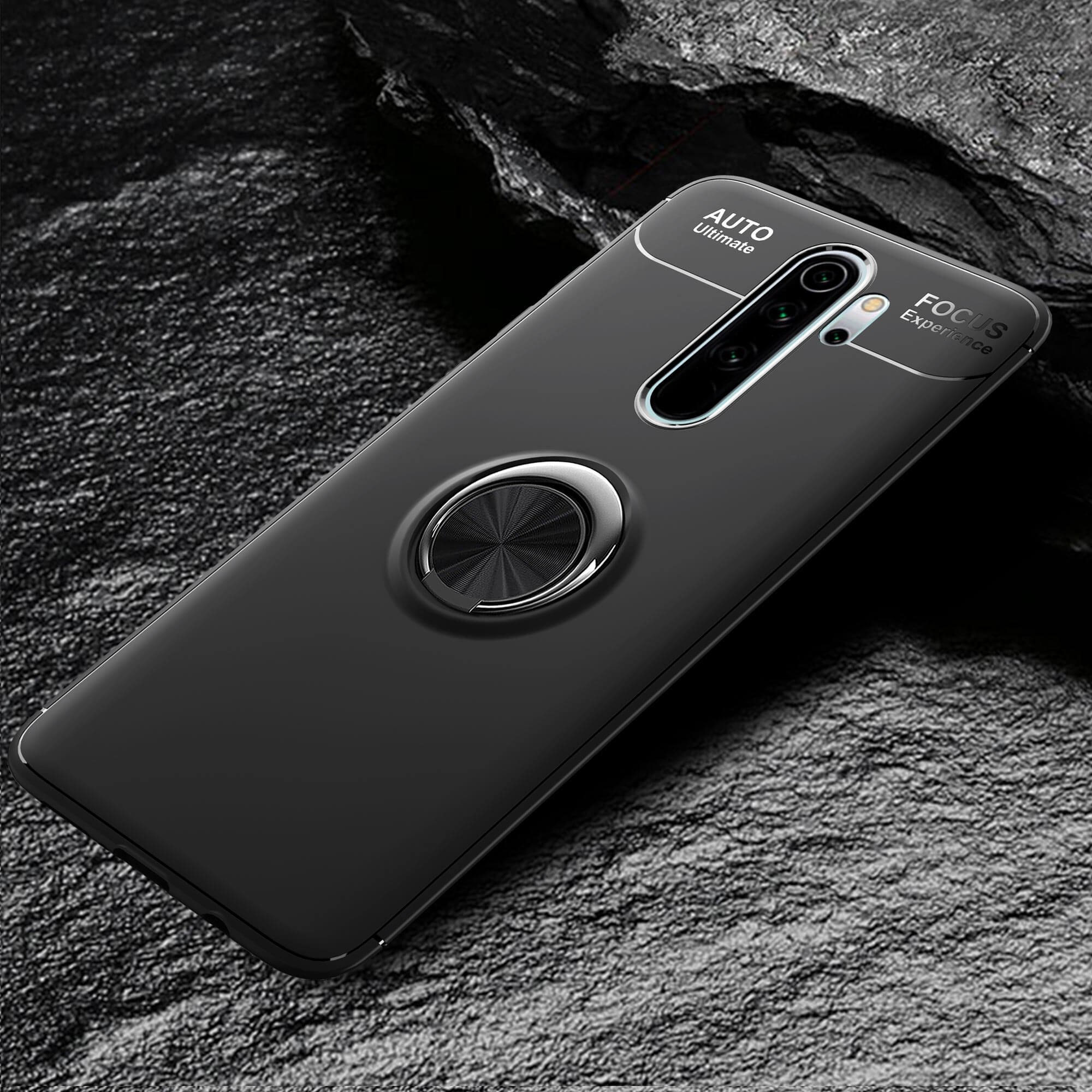 Funda Xiaomi Redmi Note 8 Pro Tpu Anillo Negra