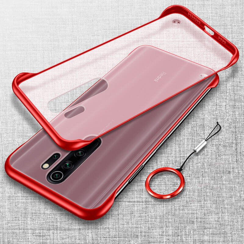 Funda Xiaomi Redmi Note 8 Pro Roja Esquinas