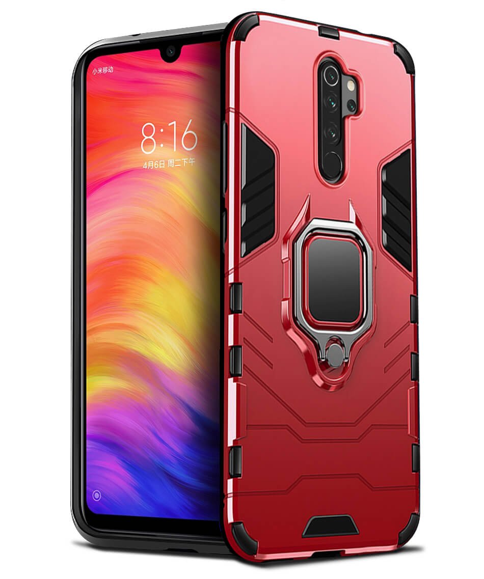 Funda Xiaomi Redmi Note 8 Pro Anti Golpes Roja