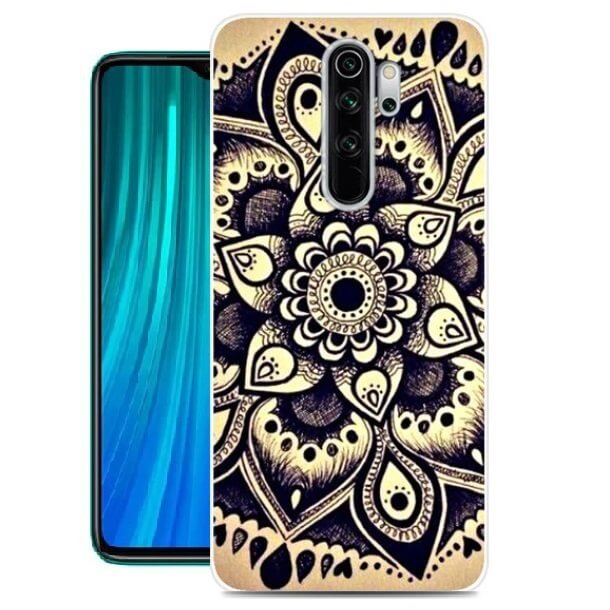 Funda Xiaomi Redmi Note 8 Pro Dibujo Estilo Flor silicona