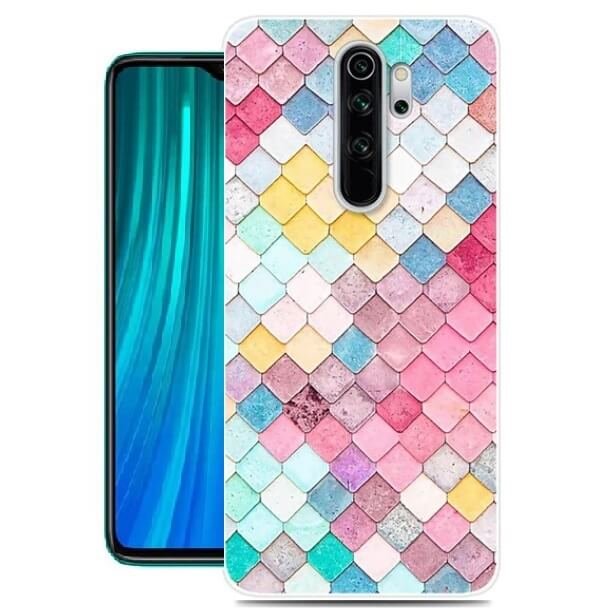 Funda Xiaomi Redmi Note 8 Pro Dibujo Aquarelasilicona
