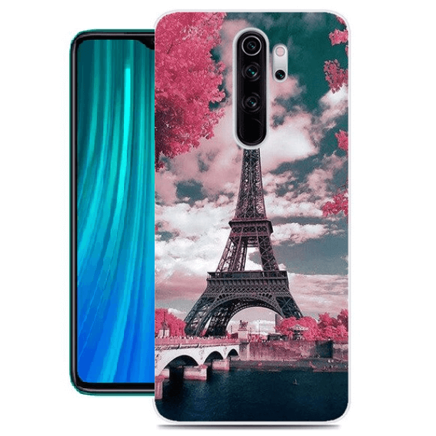 Funda Xiaomi Redmi Note 8 Pro Dibujo Paris silicona