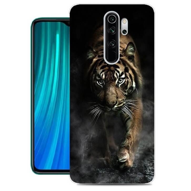 Funda Xiaomi Redmi Note 8 Pro Dibujo Tigre silicona