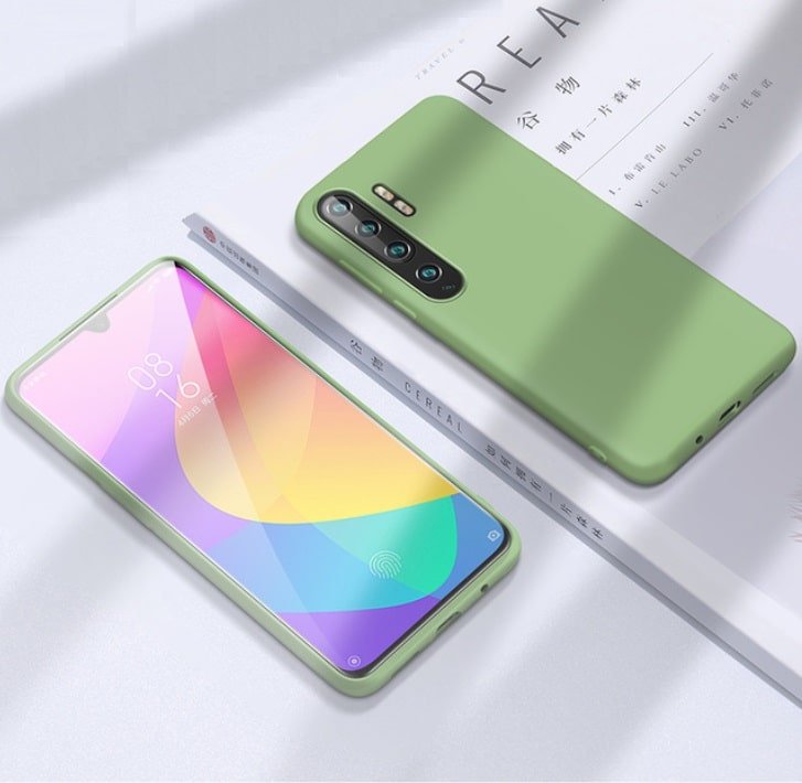 Carcasa Xiaomi Mi Note 10 Suave verde