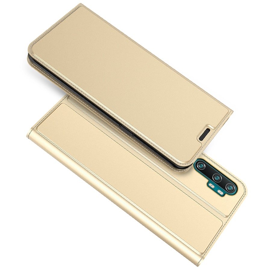 Funda Libro Xiaomi Mi Note 10 Dux Lujo dorada