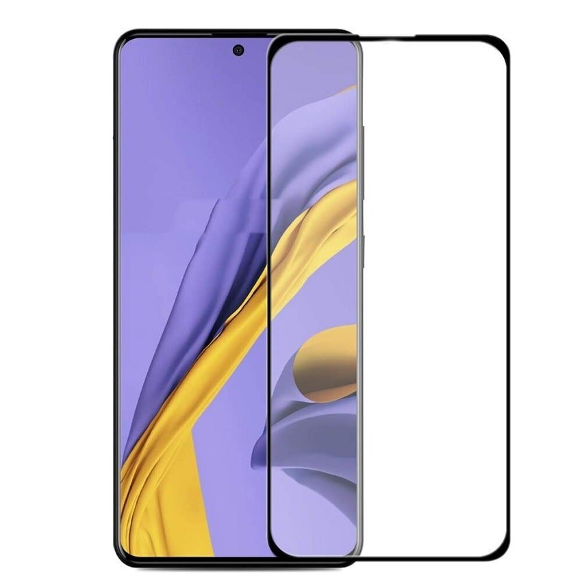 Cristal Templado Samsung Galaxy A51 Negro completo