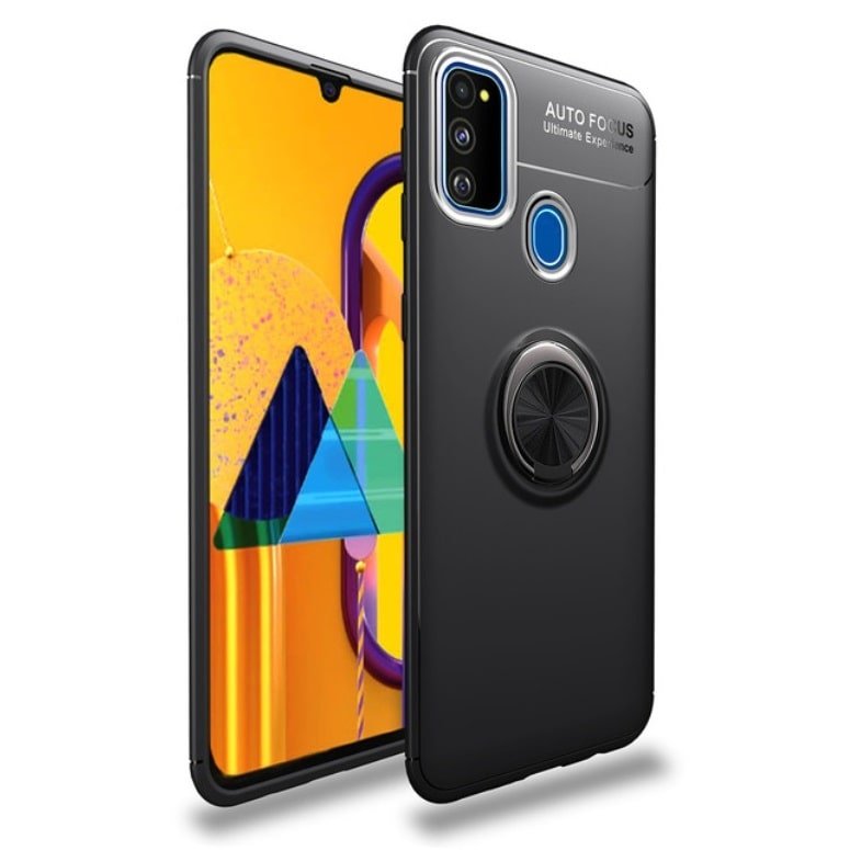 Funda Samsung Galaxy A51 Anillo Soporte Negro