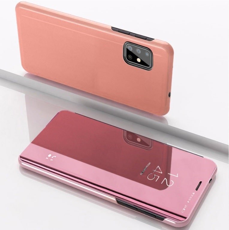 Funda Smart Translucida Samsung Galaxy A51 Rosa Espejo
