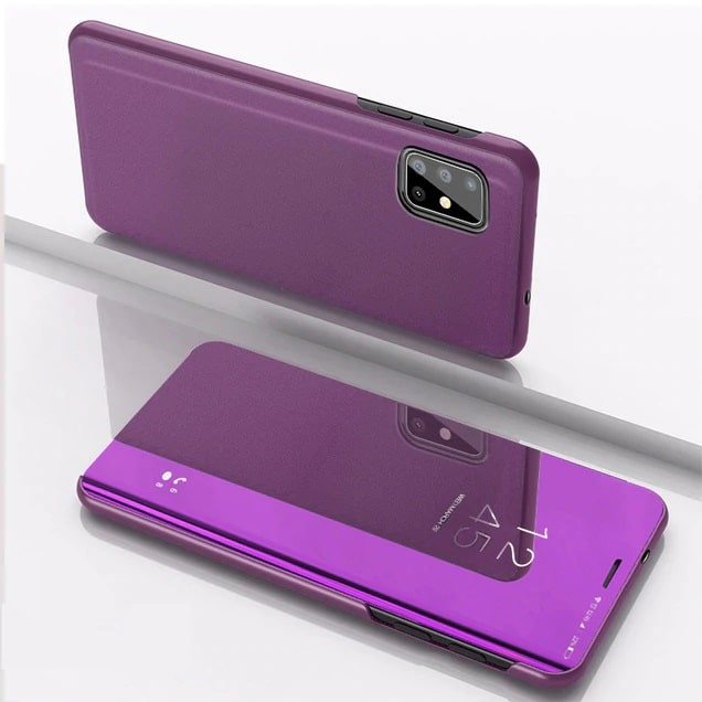 Funda Smart Translucida Samsung Galaxy A51 Lila Espejo