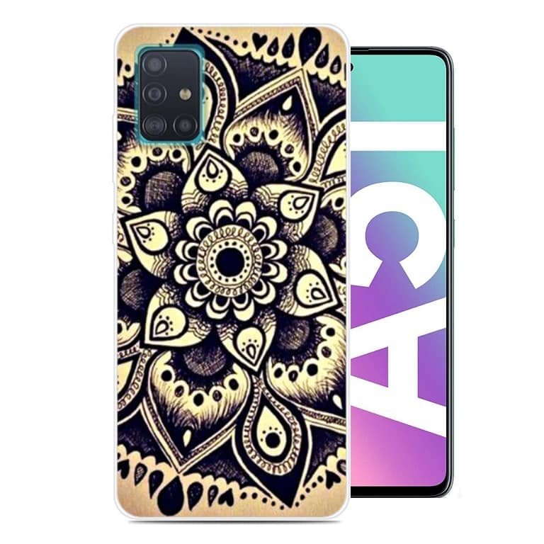 Funda Samsung Galaxy A51 TPU Dibujo Flor
