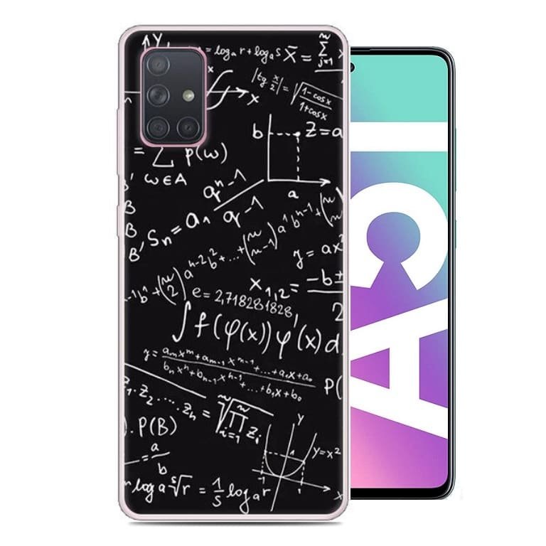 Funda Samsung Galaxy A51 TPU Dibujo Formulas