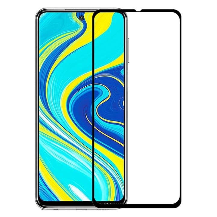 Cristal Templado completo Xiaomi Redmi Note 9 Pro Negro