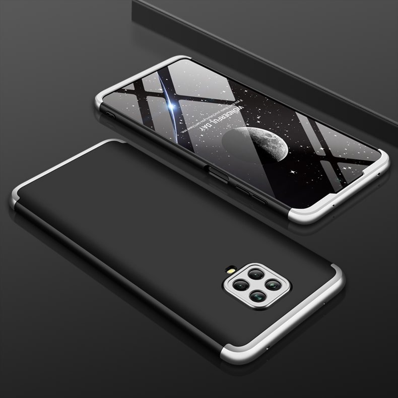 Funda Xiaomi Redmi Note 9 Pro 360 Negra y Gris