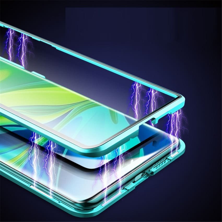 Funda Cubretodo Mi 10T y Mi 10T PRO Magnetica Negra detalle