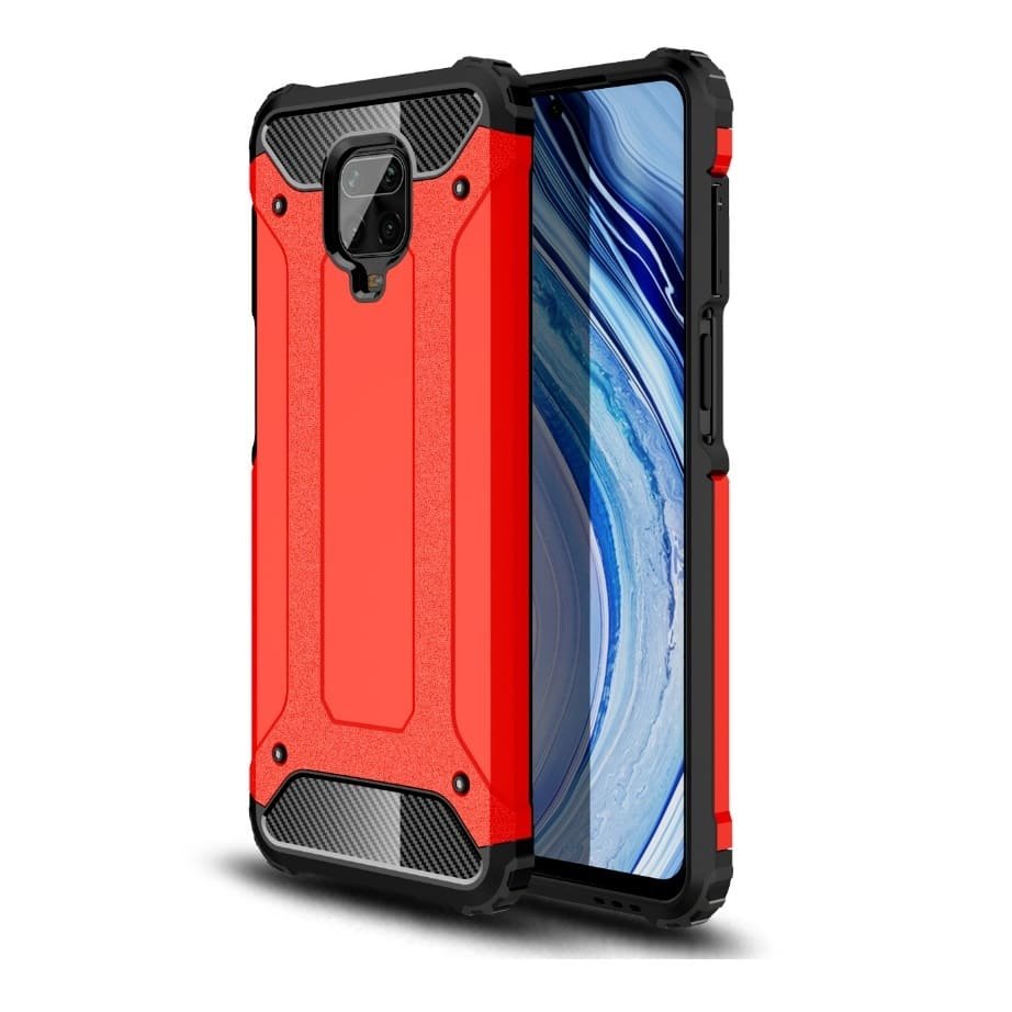 Funda Xiaomi Xiaomi Redmi Note 9 Pro Shock Resistente Roja