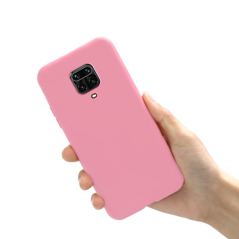 Carcasa Xiaomi Redmi Note 9 Pro Suave Mate rosa