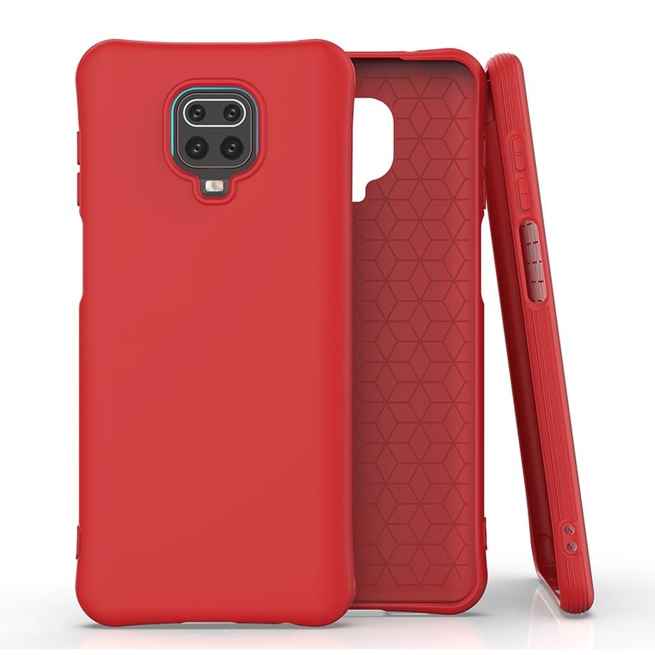 Funda Xiaomi Redmi Note 9 Pro Koni silicona roja