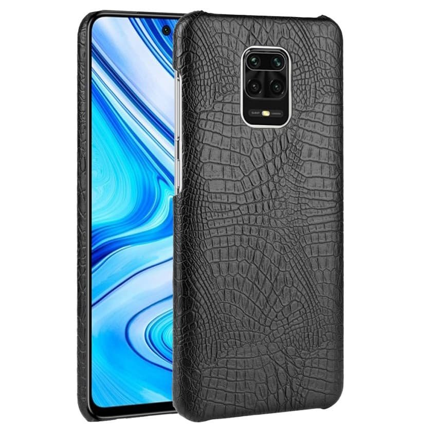 Carcasa Xiaomi Redmi Note 9 Pro Cocodrilo Negra