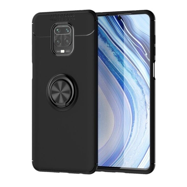 Funda Xiaomi Redmi Note 9 Pro Anillo Magnetico negro