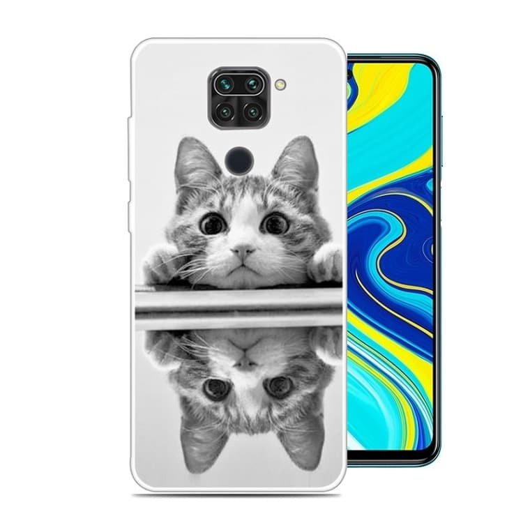 Funda Xiaomi Redmi Note 9 PRO TPU Dibujo Gatito