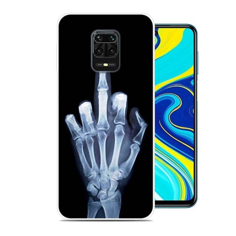 Funda Xiaomi Redmi Note 9 PRO TPU Dibujo Mano
