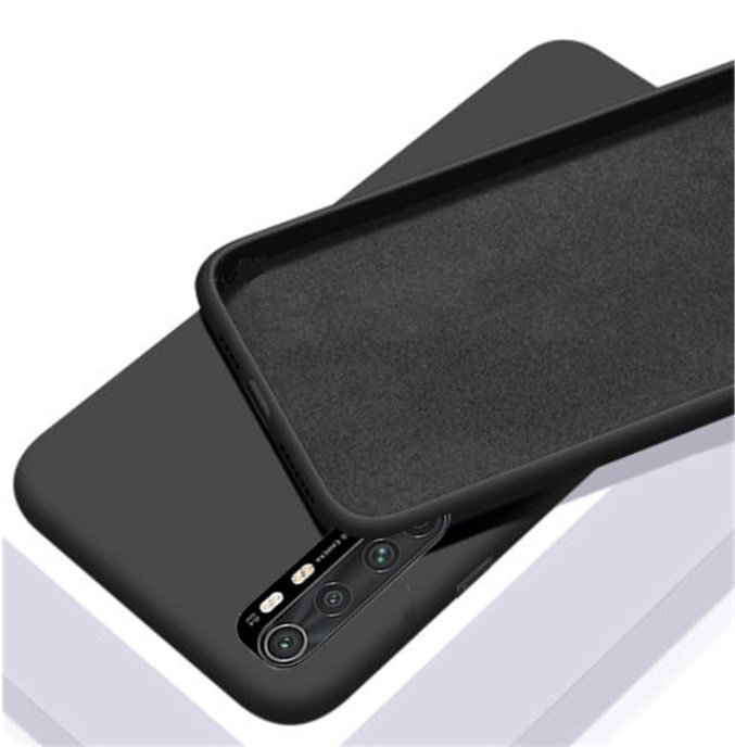 Carcasa Xiaomi Mi Note 10 Lite Suave Negra