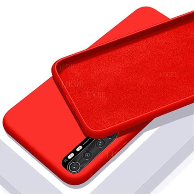 Carcasa Xiaomi Mi Note 10 Lite Suave Roja
