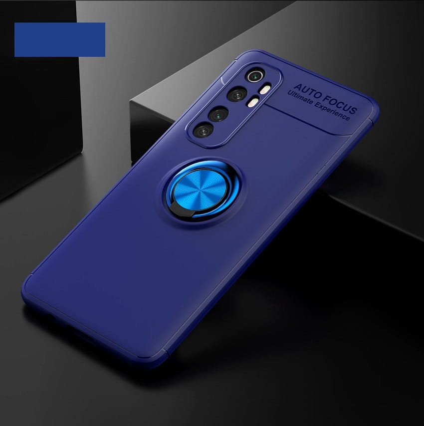Funda Xiaomi MiNote 10 Lite Anillo Magnetico azul