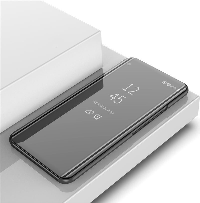 Funda Xiaomi Mi Note 10 Lite Smart libro Espejo Negra