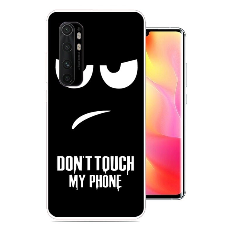 Funda silicona Xiaomi Mi Note 10 Lite Dibujo Enfadado