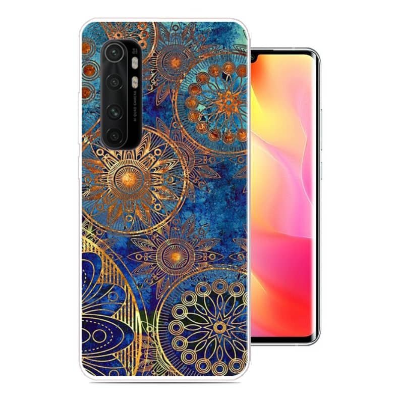 Funda silicona Xiaomi Mi Note 10 Lite Dibujo Misitca
