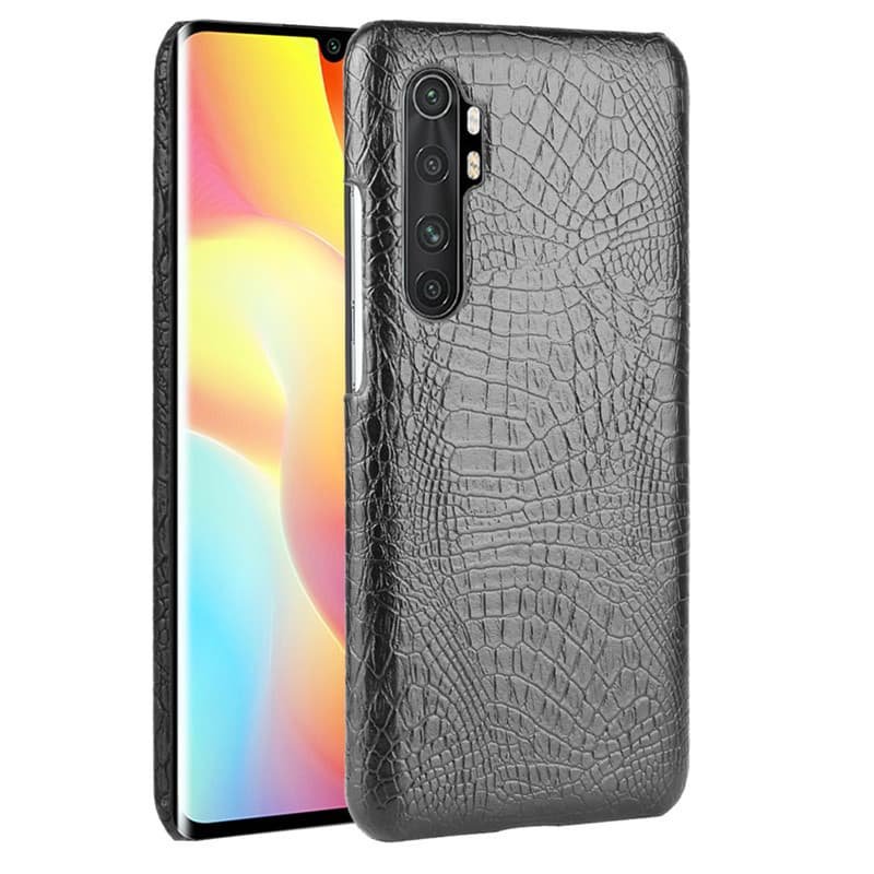 Funda Xiaomi Mi Note 10 Lite Cocodrilo Negra