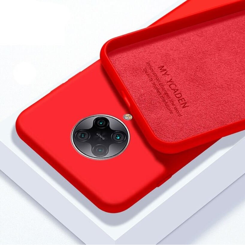 Carcasa Xiaomi Pocophone Poco F2 Pro silicona suave Roja