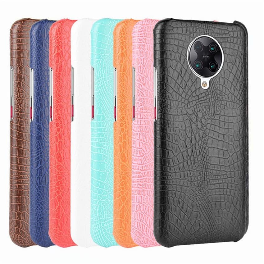 Carcasa Xiaomi Pocophone Poco F2 Pro Cuero Estilo Cocodrilo