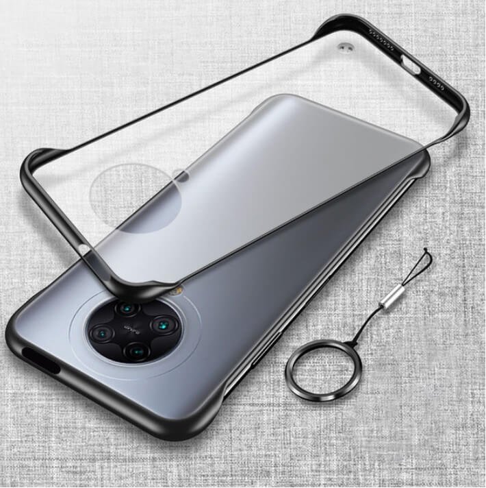 Funda Poco Pocophone F2 Pro Negra Esquinas Delgada
