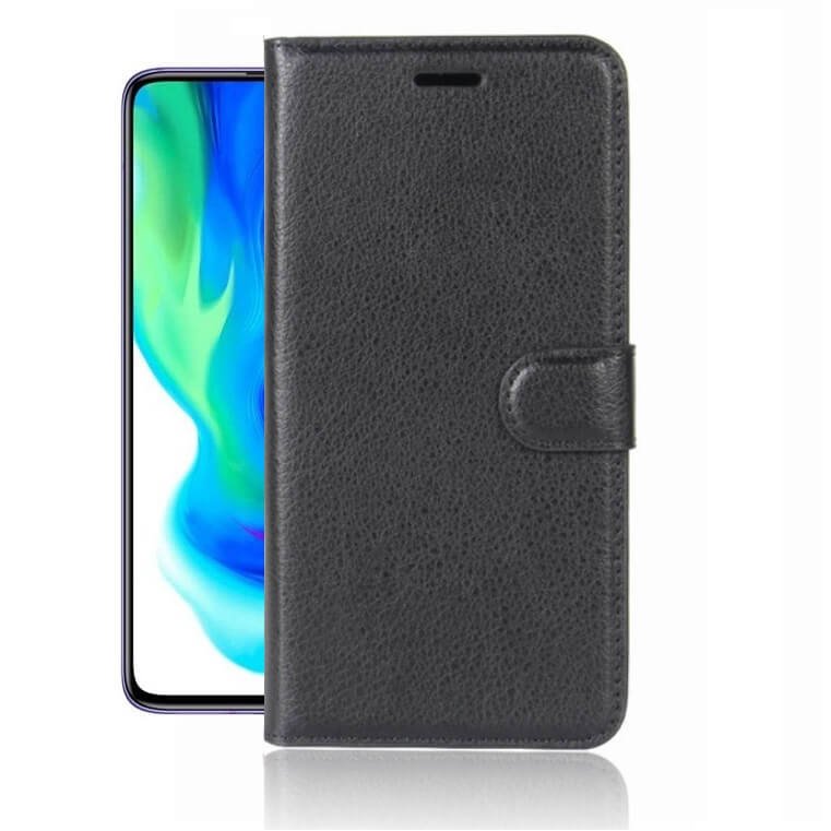 Funda Libro Poco Pocophone F2 Pro Soporte Negra