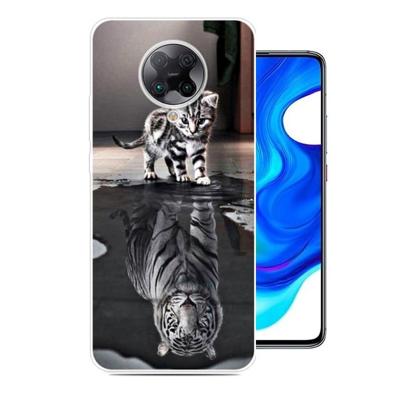 Funda Pocophone F2 Pro TPU Dibujo Reflejo
