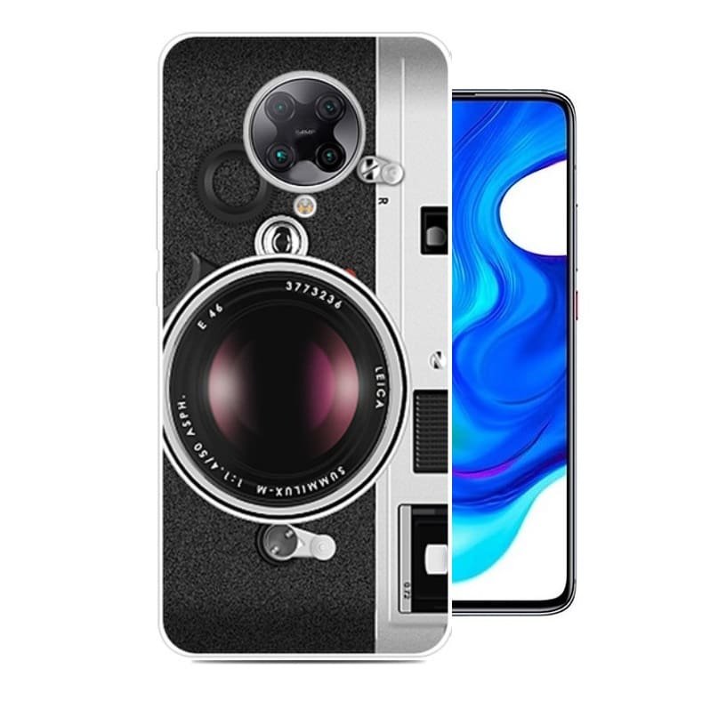 Funda Pocophone F2 Pro TPU Dibujo Camara