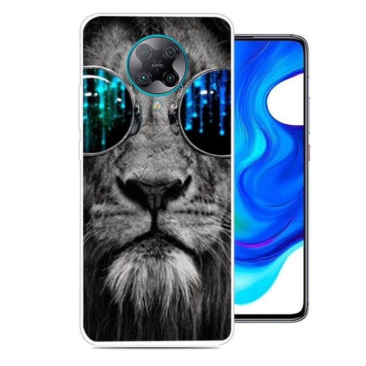 Funda Pocophone F2 Pro TPU Dibujo Gafitas